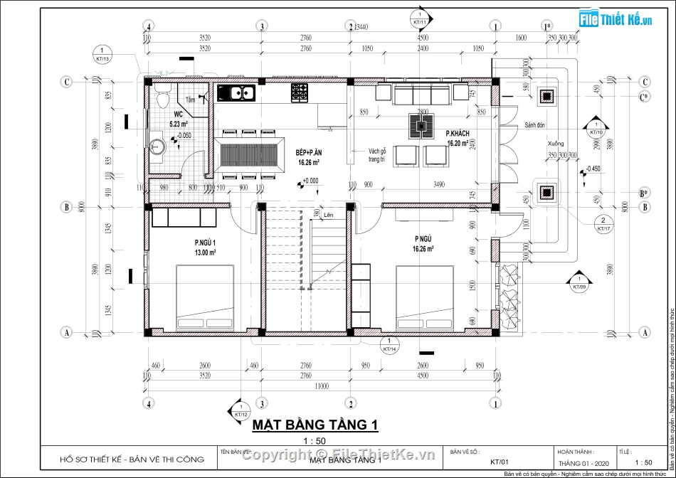 nhà phố 3 tầng,revit nhà phố 3 tầng,cad nhà phố 3 tầng,nhà phố 3 tầng 8x11m,bản vẽ nhà phố 3 tầng