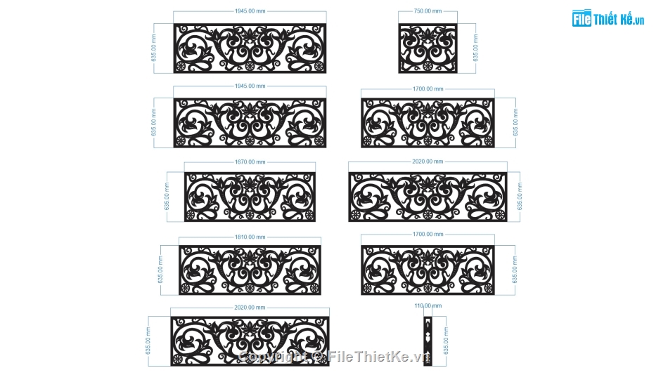 lan can dxf,File dxf lan can,File dxf lan can cnc,lan can