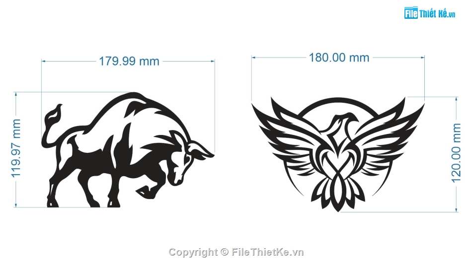 con trâu,mẫu cnc logo,mẫu logo cnc,logo cnc