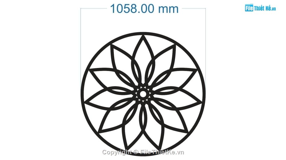 mái kính,File hoa văn,file dxf mái kính tròn