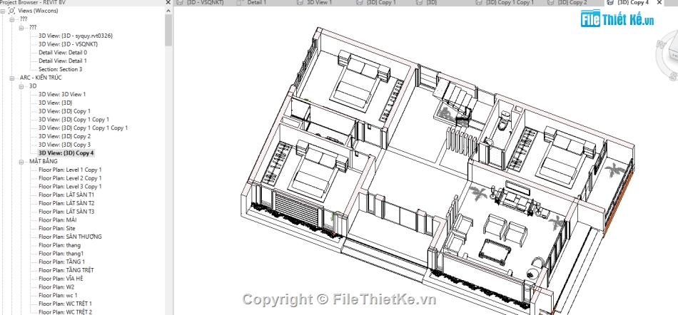 nhà ở 2 tầng 8x13.5m,mẫu revit biệt thự,revit biệt thự 2 tầng,revit biệt thự 2 tầng 8x13.5m