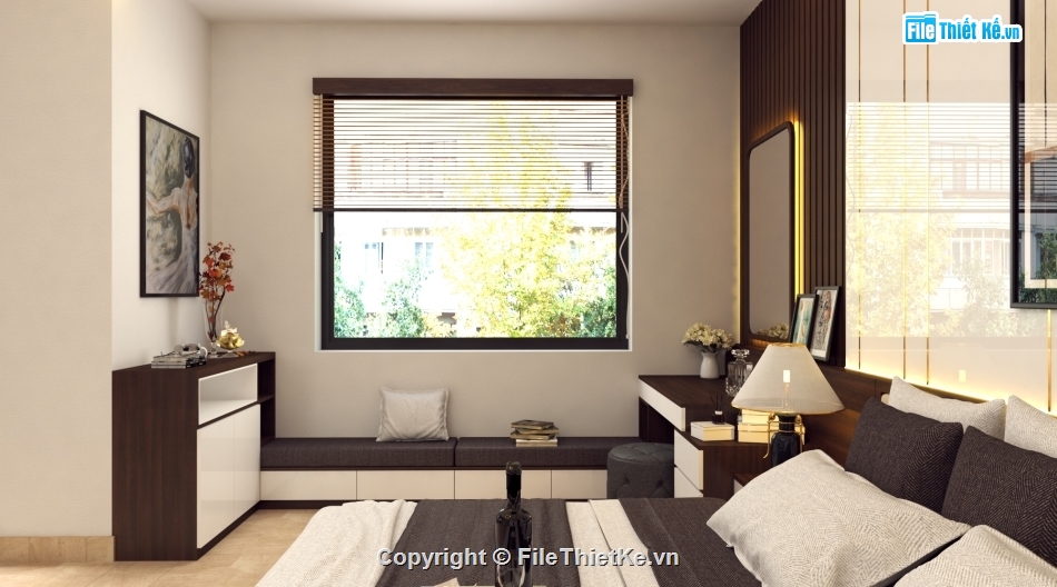 nội thất phòng ngủ,file sketchup nội thất phòng ngủ,model su nội thất phòng ngủ