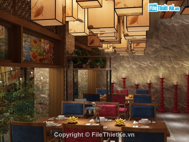 nội thất quán cafe,3dmax quán cafe,3Dmax hàng quán,quán buffet