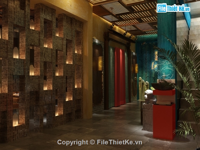 nội thất quán cafe,3dmax quán cafe,3Dmax hàng quán,quán buffet