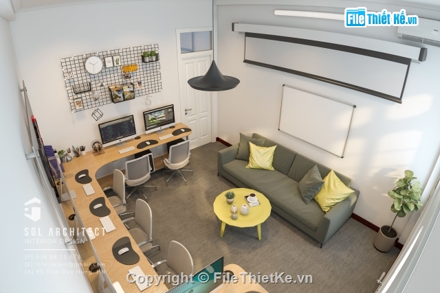 max nội thất,File max nội thất,3D nội thất văn phòng,Nội thất văn phòng,3dmax thiết kế văn phòng