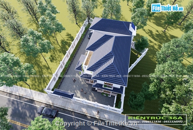 Biệt thự 2 tầng hiện đại,File sketchup Biệt thự hiện đại,Sketchup,Biệt thự,Biệt thự  2 tầng