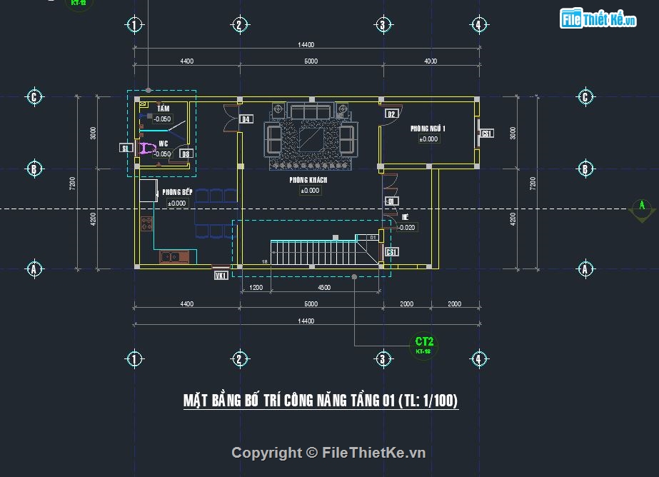 nhà phố 2 tầng,file cad nhà phố gác lửng,kiến trúc nhà phố