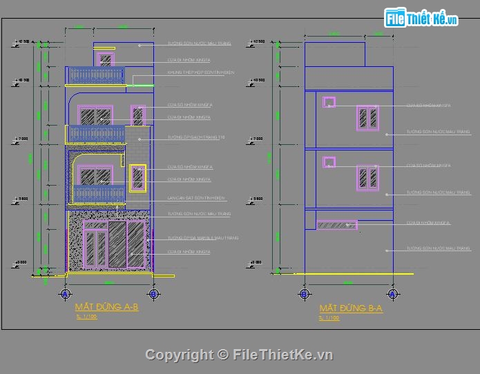 nhà phố 3 tầng,kiến trúc nhà phố,nhà phố hiện đại