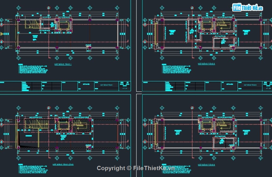 bản vẽ nhà phố 8 tầng,kiến trúc nhà phố 9 tầng,nhà ở kết hợp kinh doanh,nhà phố 9 tầng 4.4x15.3m