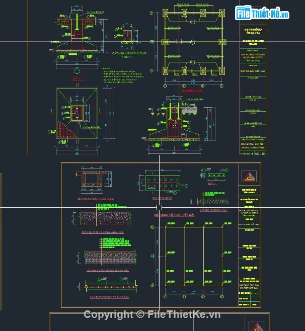 nhà cầu lông,nhà thi đấu cầu lông,autocad nhà thi đấu cầu lông,bản vẽ nhà thi đấu cầu lông