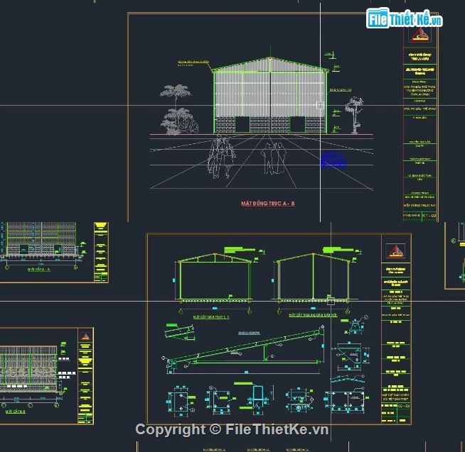 nhà cầu lông,nhà thi đấu cầu lông,autocad nhà thi đấu cầu lông,bản vẽ nhà thi đấu cầu lông