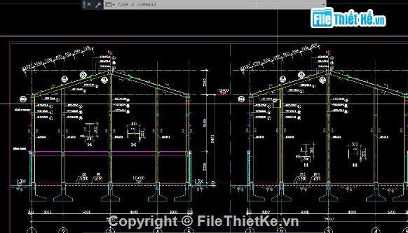 nhà xưởng,file cad nhà xưởng,cad nhà xưởng,autocad nhà xưởng
