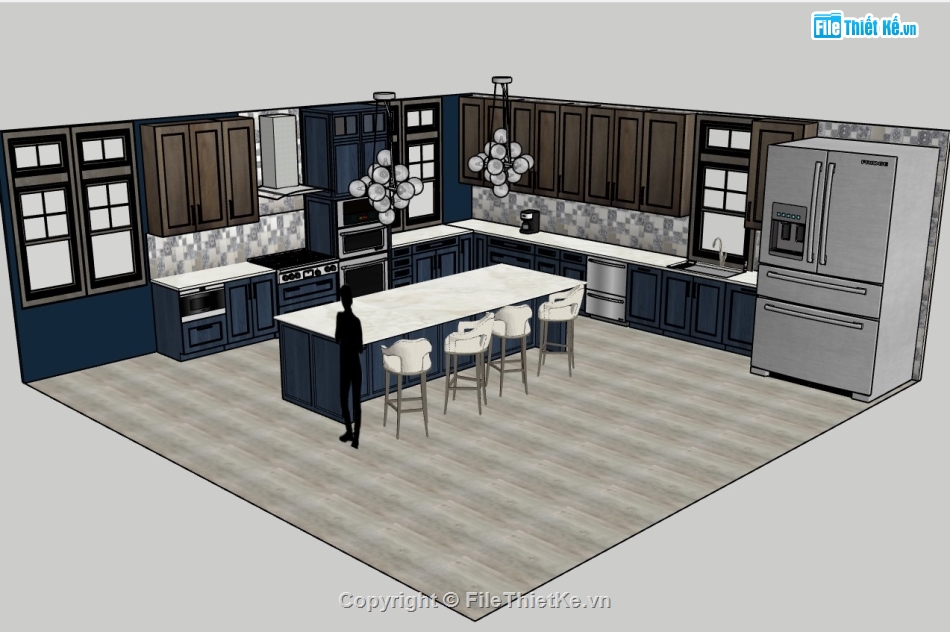 sketchup nội thất,File sketchup nội thất,sketchup nội thất bếp,nội thất bếp,File sketchup nội thất nhà bếp,sketchup nội thất nhà bếp