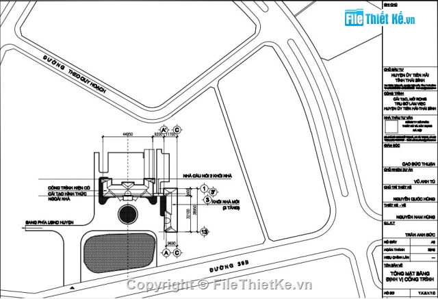 File thiết kế,thiết kế nhà ở,trụ sở làm việc,nhà 3 tầng,trụ sở,trụ sở 3 tầng