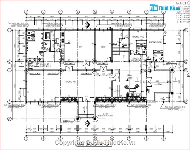 thiết kế nhà khách,kiến trúc nhà khách,nhà khách chỉ huy quân sự,nhà khách tỉnh Đăk Nông