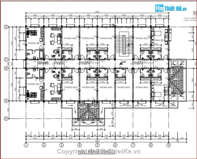 thiết kế nhà khách,kiến trúc nhà khách,nhà khách chỉ huy quân sự,nhà khách tỉnh Đăk Nông