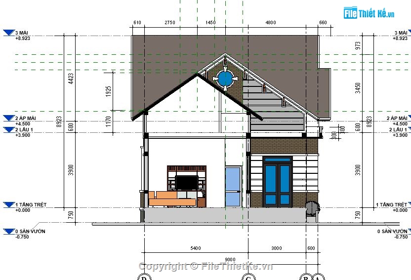 biệt thự đẹp 1 tầng,kiến trúc biệt thự 1 tầng,revit biệt thự trệt,biệt thự vườn,kiến trúc mái thái 1 tầng