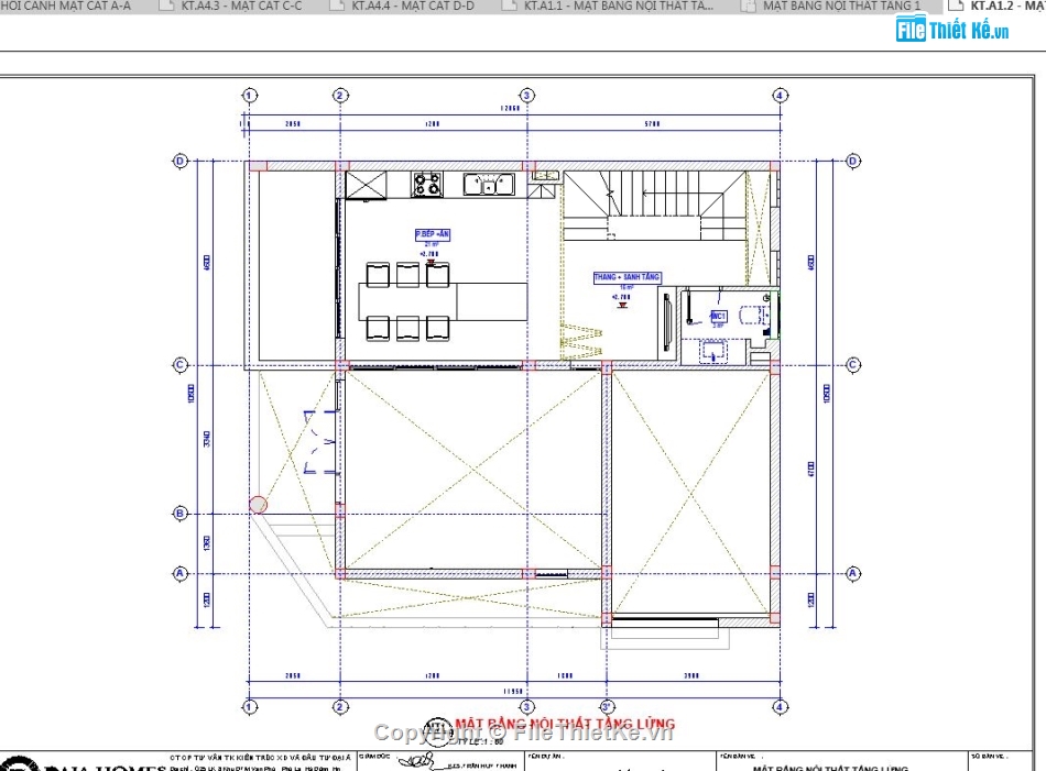 file revit biệt thự,revit biệt thự 4 tầng,revit biệt thự