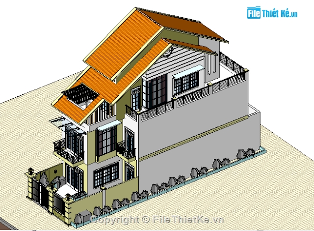 FILE REVIT,BIỆT THỰ FULL,FILE REVIT BIỆT THỰ FULL,Revit nhà phố