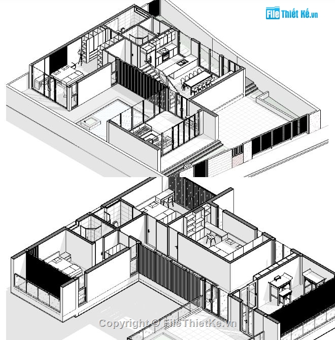 biệt thự 2 tầng,revit biệt thự 2 tầng,biệt thự 2 tầng file revit,file revit biệt thự 2 tầng