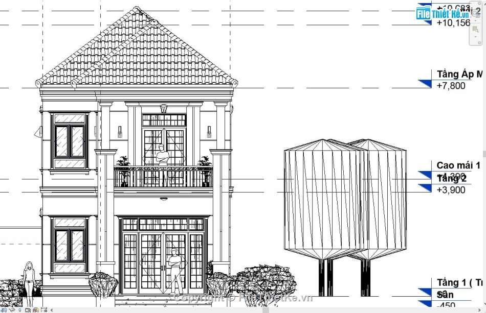 file revit biệt thự 2 tầng,file revit biệt thự mái nhật,file revit biệt thự full,revit kiến trúc biệt thự 2 tầng,revit kiến trúc biệt thự