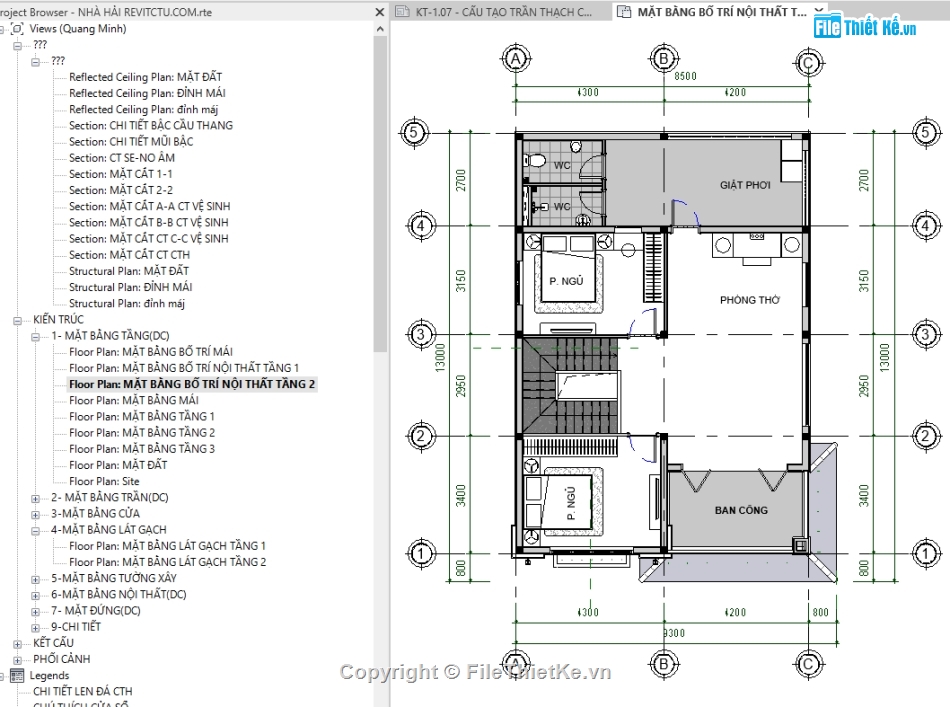 Revit biệt thự 2 tầng,Revit mái nhật 2 tầng,bản vẽ revit nhà mái nhật,File revit biệt thự 2 tầng,Biệt thự 2 tầng revit