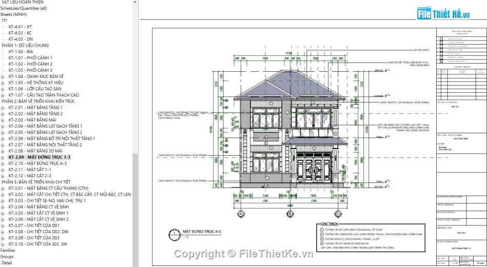 Revit biệt thự 2 tầng,Revit mái nhật 2 tầng,bản vẽ revit nhà mái nhật,File revit biệt thự 2 tầng,Biệt thự 2 tầng revit