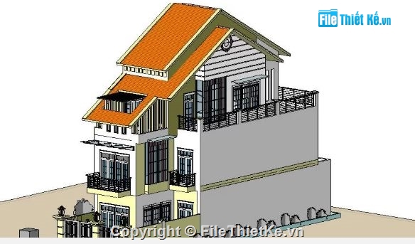 biệt thự 3 tầng,revit biệt thự 3 tầng,file revit biệt thự 3 tầng,biệt thự 3 tầng file revit