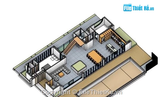 biệt thự 3 tầng,biệt thự hiện đại,biệt thự hiện đại 3 tầng,revit biệt thự 3 tầng