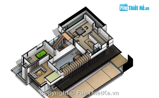 biệt thự 3 tầng,biệt thự hiện đại,biệt thự hiện đại 3 tầng,revit biệt thự 3 tầng