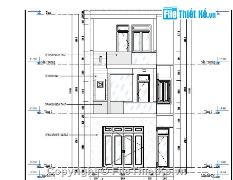 biệt thự 3 tầng,revit biệt thự 3 tầng,biệt thự 3 tầng file revit