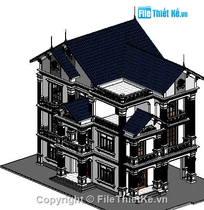 biệt thự 3 tầng,revit biệt thự 3 tầng,file revit biệt thự 3 tầng,biệt thự 3 tầng file revit