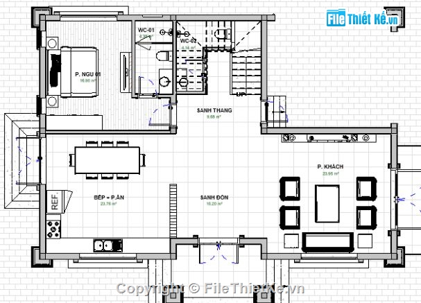 biệt thự 3 tầng,revit biệt thự 3 tầng,file revit biệt thự 3 tầng,biệt thự 3 tầng file revit