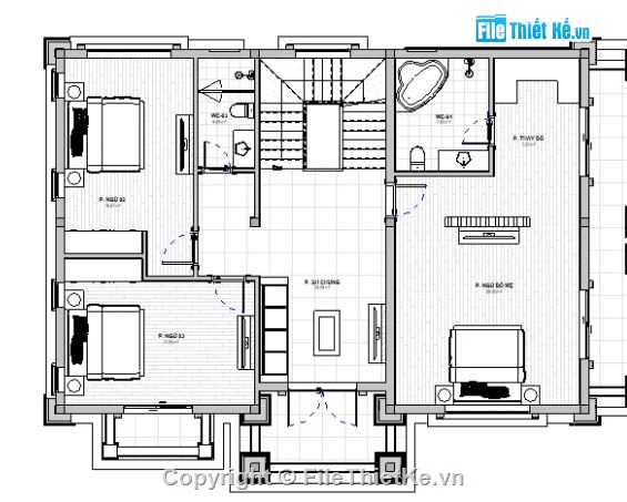biệt thự 3 tầng,revit biệt thự 3 tầng,file revit biệt thự 3 tầng,biệt thự 3 tầng file revit