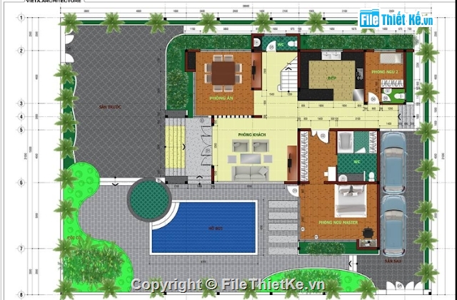 file revit biệt thự,revit Biệt thự,Biệt thự Revit