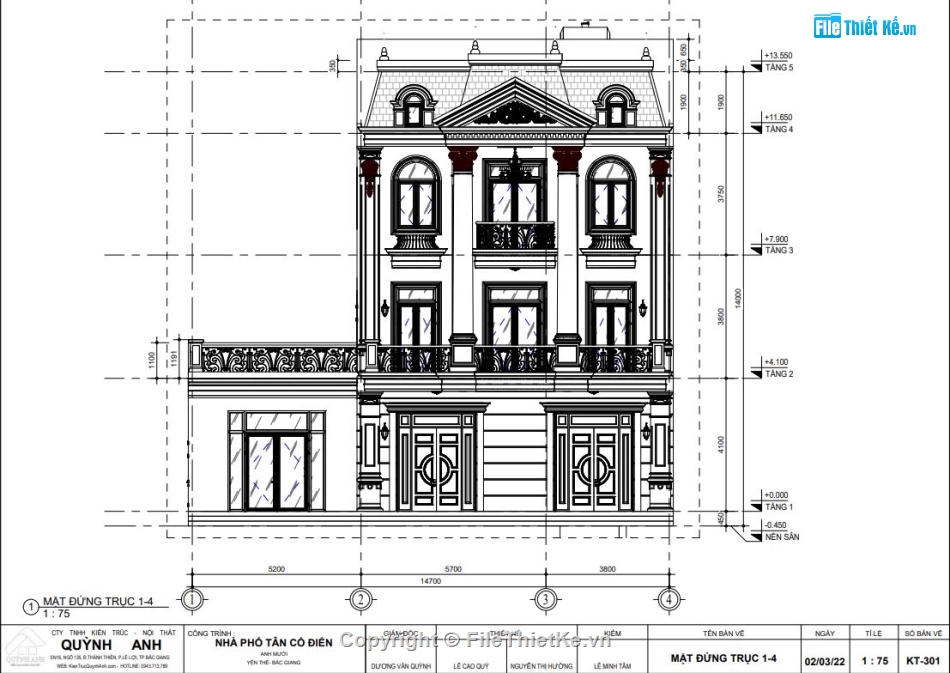 Revit Biệt thự 4 tầng,Revit biệt thự tân cổ,Revit lâu đài tân cổ,Biệt thự lâu đài revit,File revit lâu đài tân cổ,File revit biệt thự tân cổ