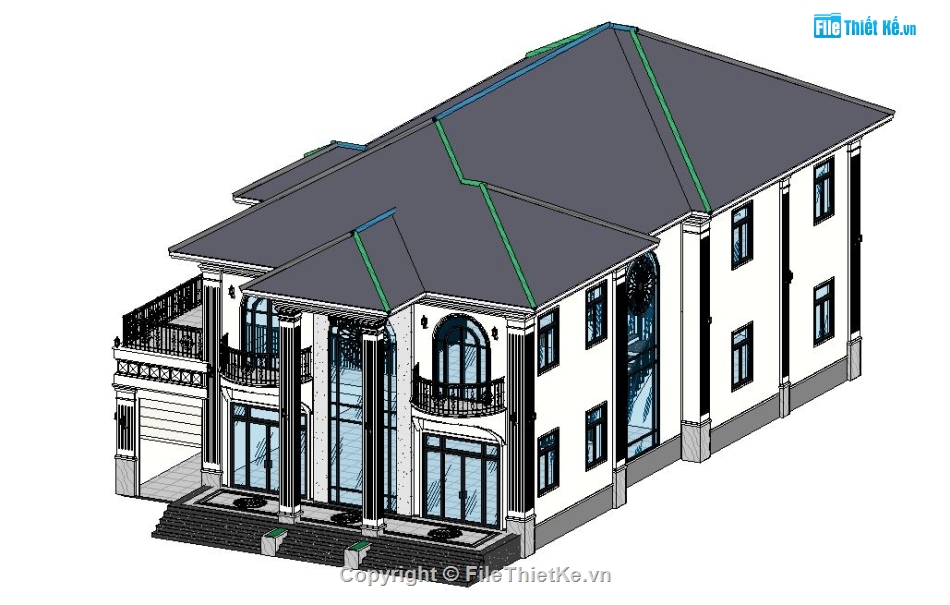 file revit biệt thự 2 tầng,bản vẽ revit biệt thự 2 tầng,bản vẽ biệt thự 2 tầng revit,biệt thự 2 tầng 11x14m,revit biệt thự 2 tầng,biệt thự 2 tầng revit