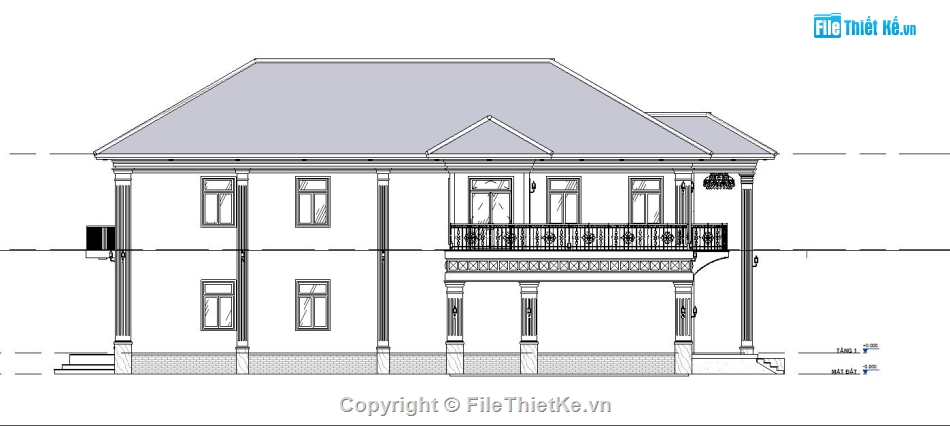 file revit biệt thự 2 tầng,bản vẽ revit biệt thự 2 tầng,bản vẽ biệt thự 2 tầng revit,biệt thự 2 tầng 11x14m,revit biệt thự 2 tầng,biệt thự 2 tầng revit