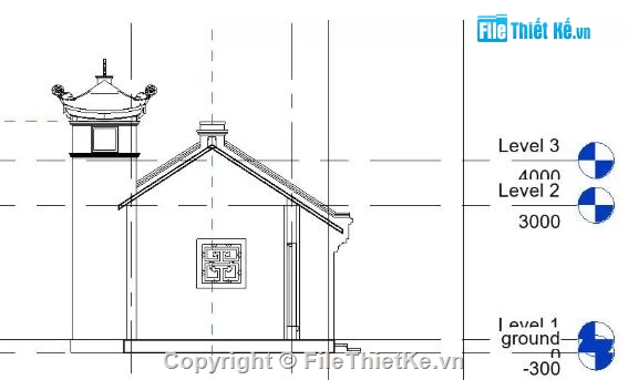 revit chùa,chùa,chùa file revit,file revit chùa