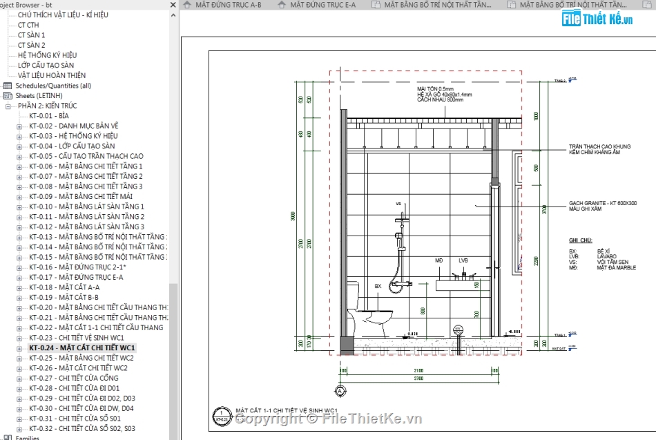 revit biệt thự 3 tầng,File revit biệt thự 3 tầng,Bản vẽ revit biệt thự 3 tầng,Biệt thự 3 tầng 9.25x13.8m,Bản vẽ biệt thự 3 tầng