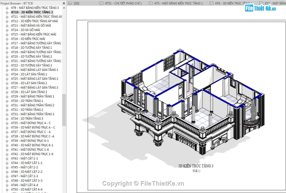 Biệt thự tân cổ điển,revit Biệt thự,revit tân cổ điển,Biệt thự cổ điển,revit biệt thự tân cổ điển