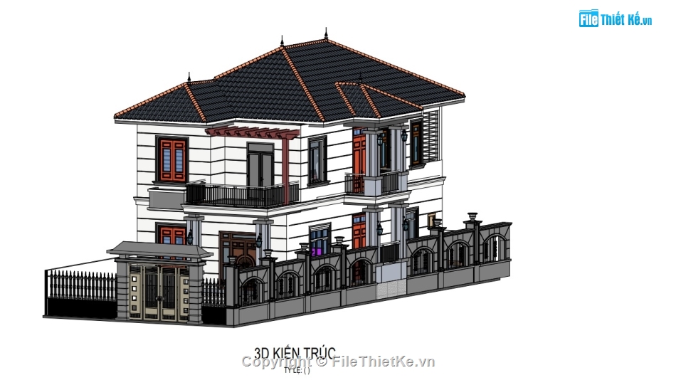 biệt thự 2 tầng đẹp,revit biệt thự 2 tầng,biệt thự 2 tầng revit,file revit biệt thự 2 tầng,biệt thự 2 tầng mái nhật