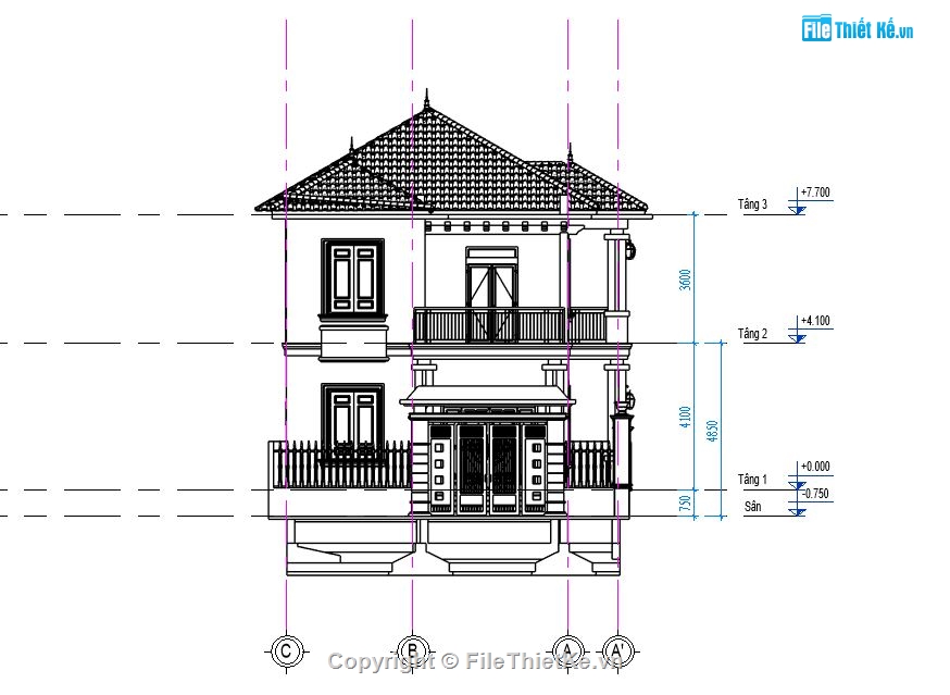 biệt thự 2 tầng đẹp,revit biệt thự 2 tầng,biệt thự 2 tầng revit,file revit biệt thự 2 tầng,biệt thự 2 tầng mái nhật