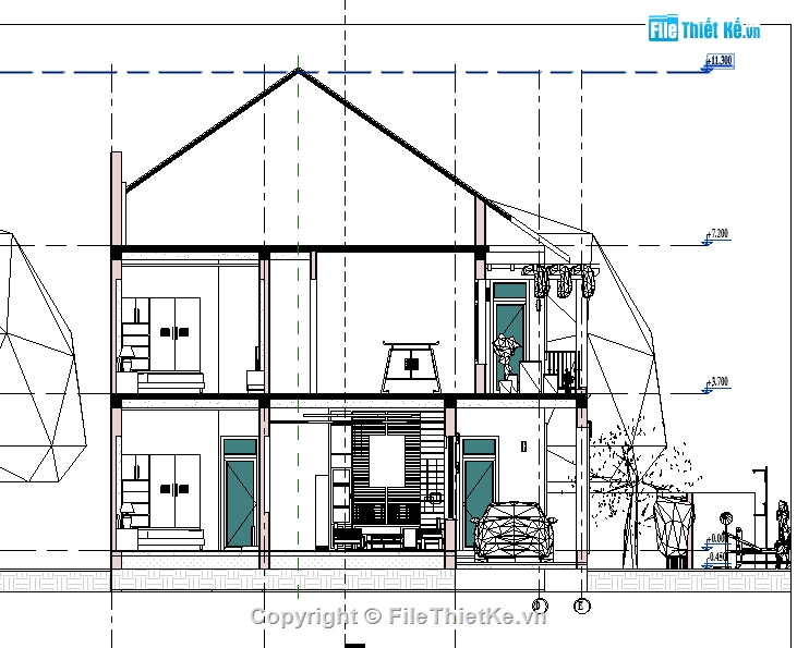 kiến trúc 2 tầng,kiến trúc nhà 2 tầng,file revit kiến trúc nhà 2 tầng,revit nhà 2 tầng,revit nhà phố