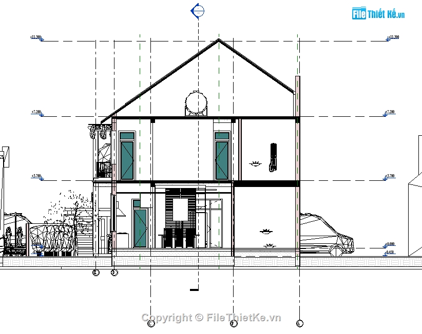 kiến trúc 2 tầng,kiến trúc nhà 2 tầng,file revit kiến trúc nhà 2 tầng,revit nhà 2 tầng,revit nhà phố