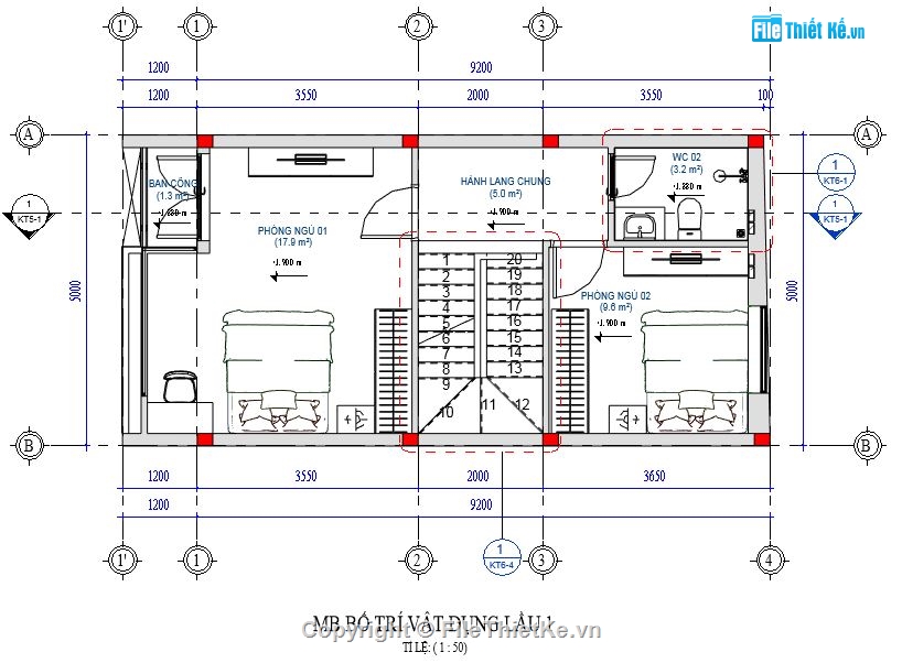 file revit nhà phố 3 tầng,Bản vẽ revit nhà phố 3 tầng,Thiết kế revit nhà phố 3 tầng,revit nhà phố 3 tầng 5x9.2m,bản vẽ nhà phố 3 tầng revit,nhà phố 3 tầng revit