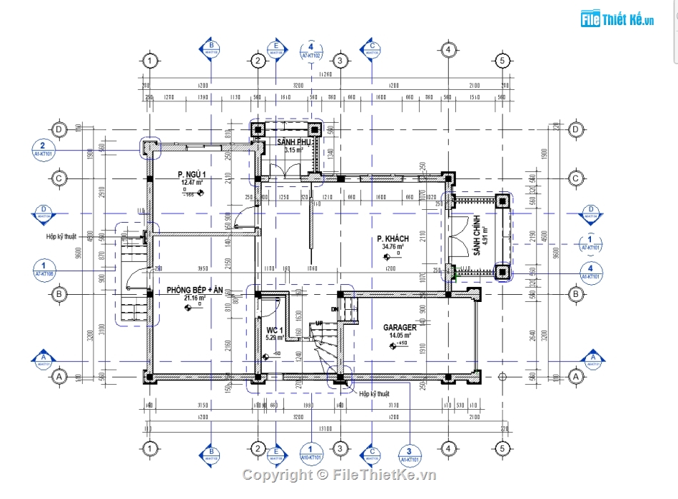 revit nhà 2 tầng,biệt thư 2 tầng 9.6x13.7m,file revit nhà 2 tầng,mẫu revit biệt thự 2 tầng,bản vẽ revit biệt thự 2 tầng