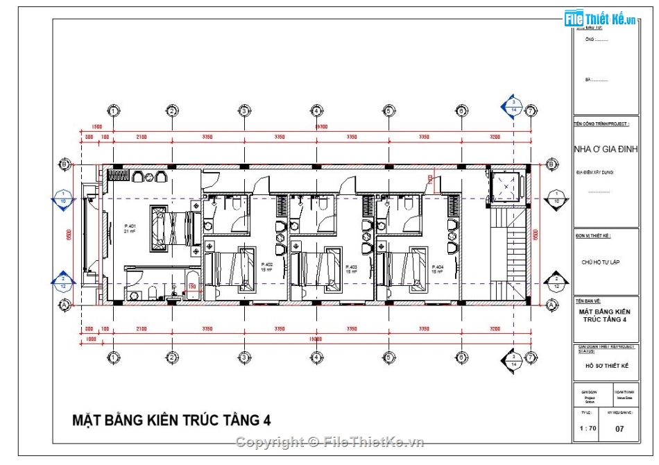 revit nhà nghỉ 4 tầng,file revit nhà nghỉ,revit nhà nghỉ