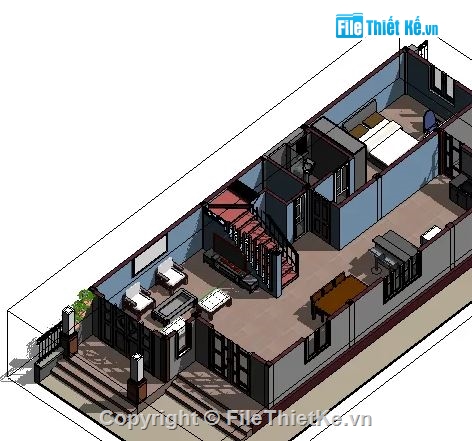 nhà phố 2 tầng,revit nhà phố 2 tầng,file revit nhà phố 2 tầng,nhà phố 2 tầng file revit