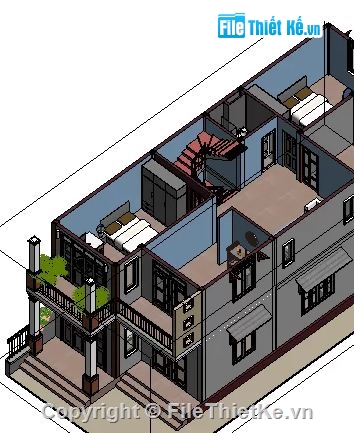 nhà phố 2 tầng,revit nhà phố 2 tầng,file revit nhà phố 2 tầng,nhà phố 2 tầng file revit